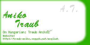 aniko traub business card